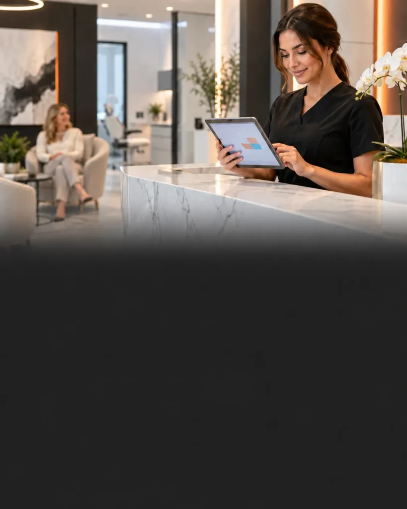 Medspa atendida con el sistema de BiztoWallet